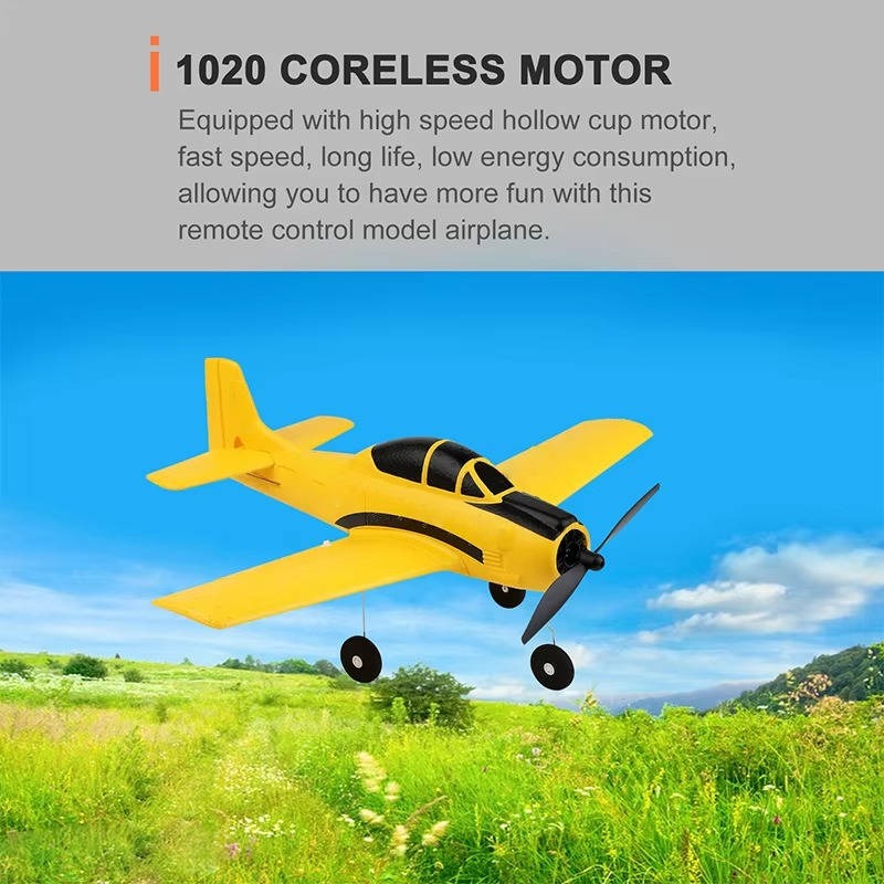 RC Airplane with 6 Axis Gyro 4 Channel Control and 2 Batteries