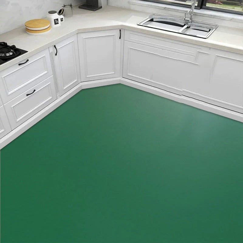Vinyl Peel and Stick Floor Tile for Kitchens Bathrooms and Rentals, 79 x 19.5 Inches