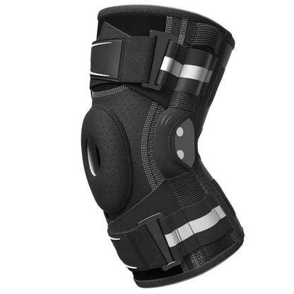 Knee Compression Sleeve with Lateral Stabilizers for Running and Basketball Support