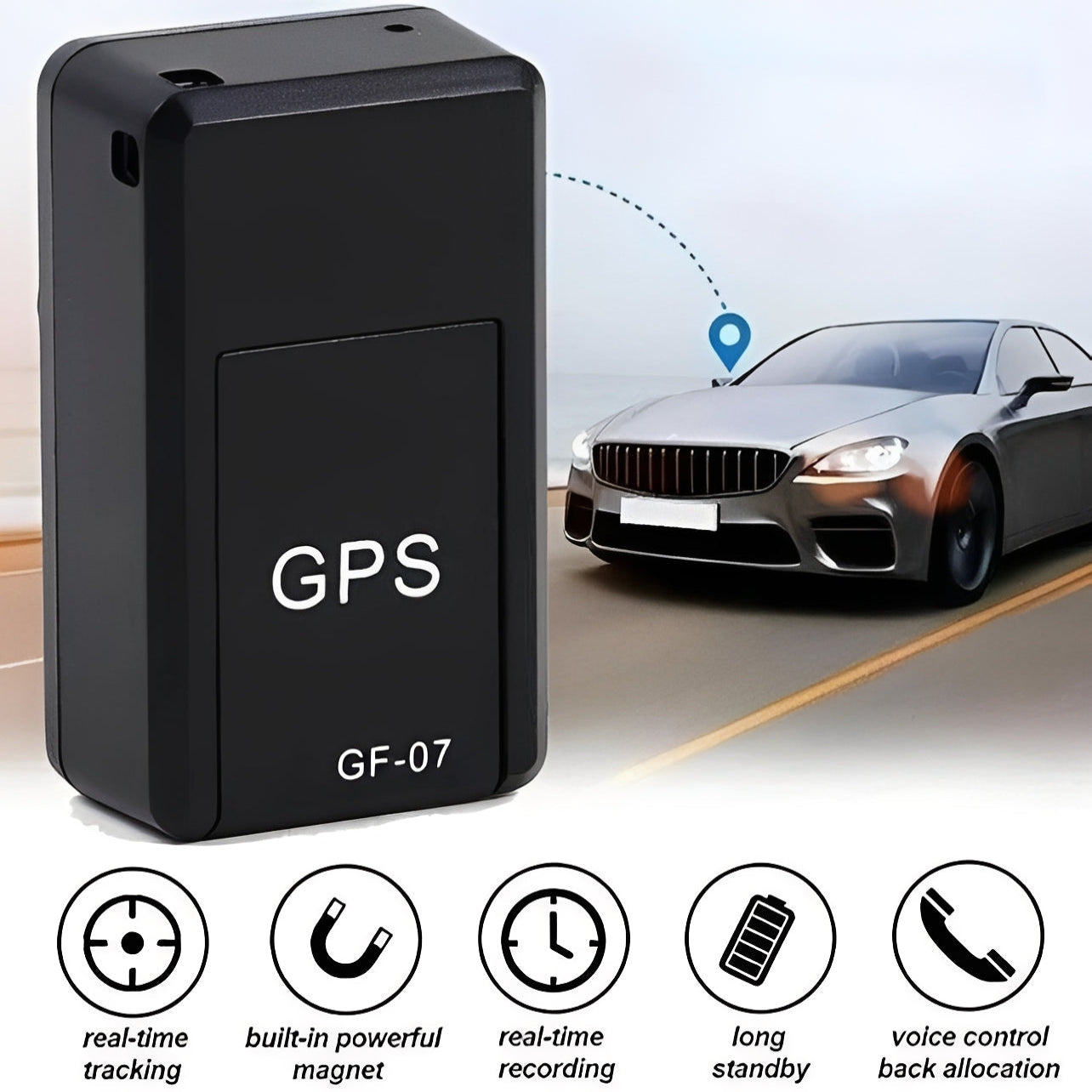 Mini Magnetic GPS Tracker for Worldwide Real Time Location Tracking