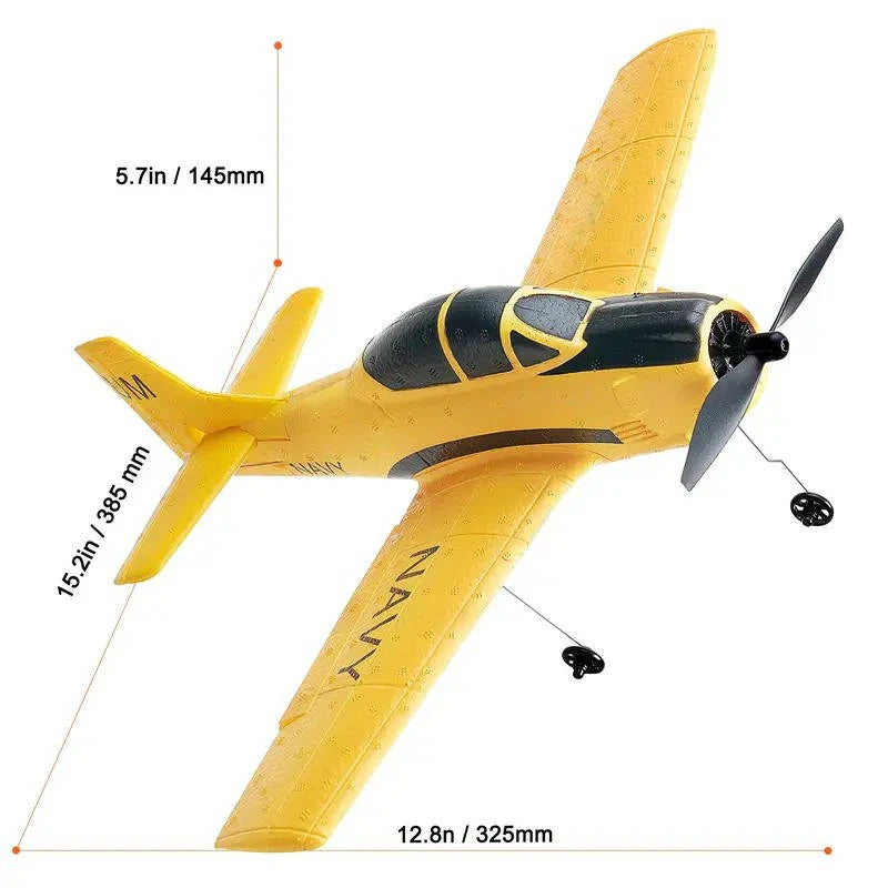 RC Airplane with 6 Axis Gyro 4 Channel Control and 2 Batteries