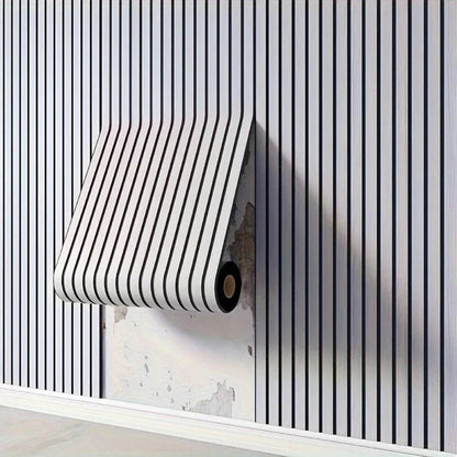 Peel and Stick 3D PVC Wall Panels with Textured Wood Grain Finish