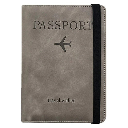 Unisex Slim Travel Passport Wallet with Card Slots