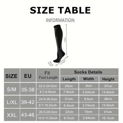 Breathable Compression Socks for Women, Running and Sports Recovery Support