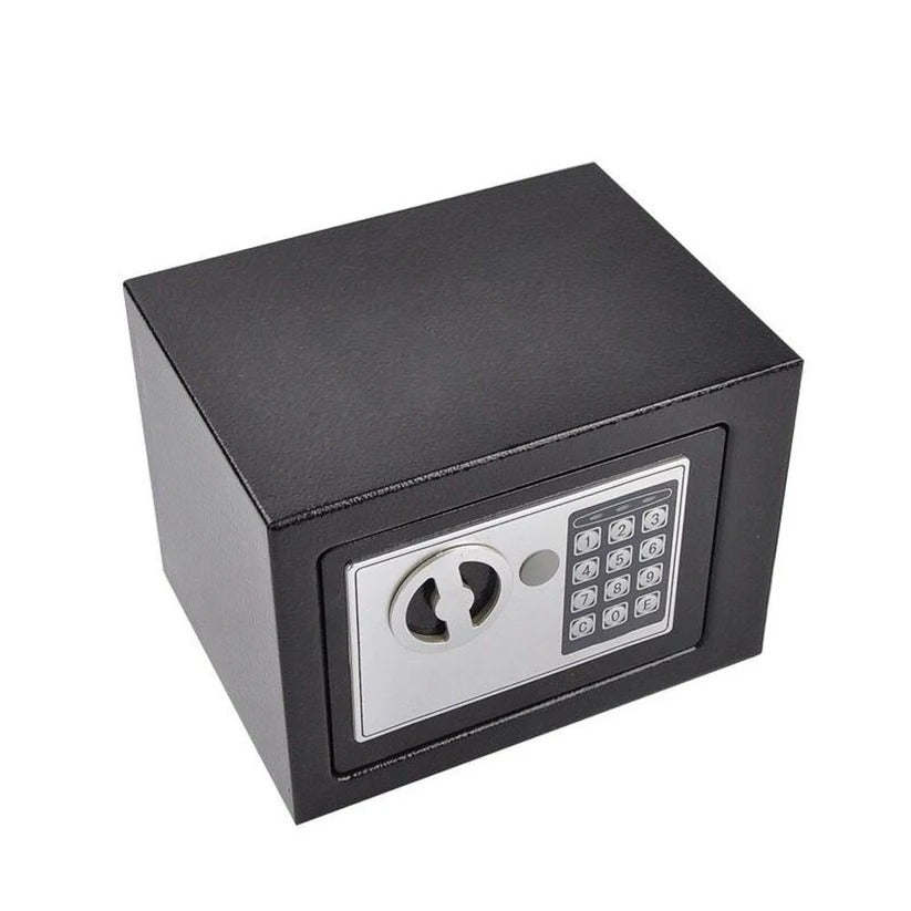 Compact Digital Safe with Keypad Lock Light and Backup Keys