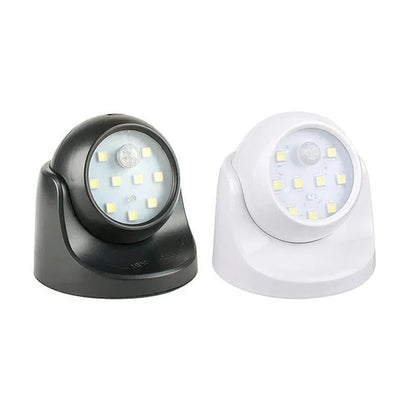 Motion Sensor LED Spotlight with 360 Degree Rotating Head