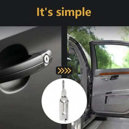 Stainless Steel Locksmith Tool Kit for Automotive Maintenance