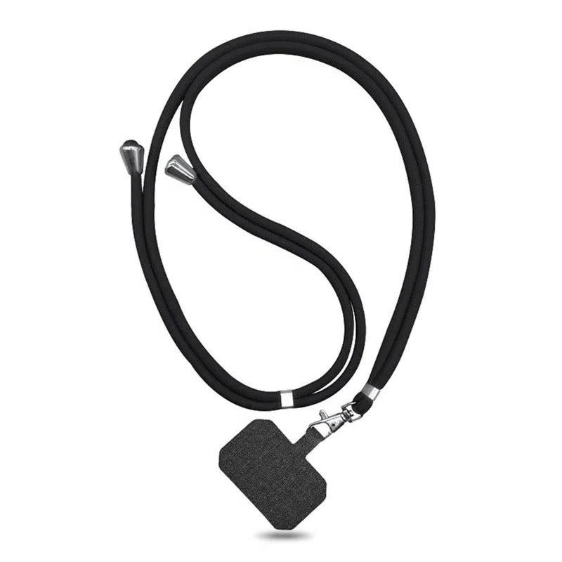 Hands-Free Crossbody Lanyard Phone Carrier with Adjustable Length Strap