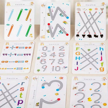 Reusable Early Learning Handwriting Practice Book for Toddlers