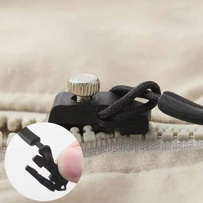 Universal Zipper Fix Kit 6 Pack, Clip On Replacement Sliders for Broken Zippers