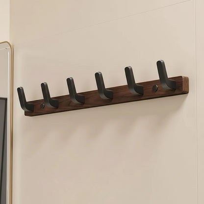 Wall Mounted Coat Hook with Wood and Metal Design