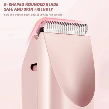 Women’s Dual Head Body Trimmer with IPX7 Waterproof  Rechargeable Design