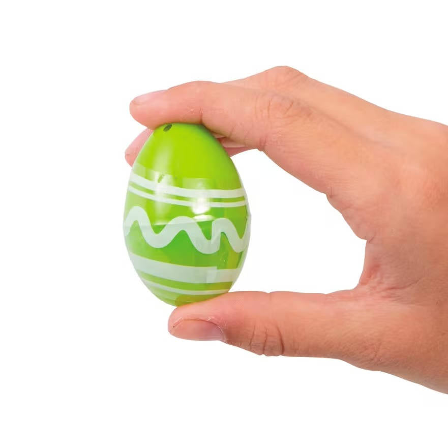 Easter Eggs with Rubber Erasers and Snap Closure, 48 Piece Set for Kids