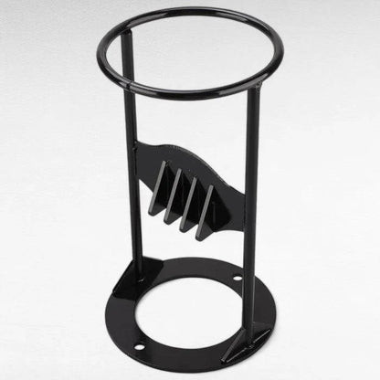 Manual Cast Iron Firewood Splitter with Wedge Head and Reinforced Base