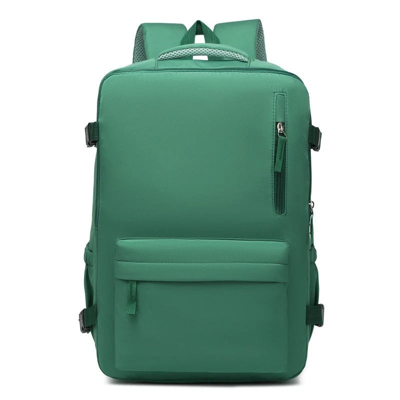 Padded Laptop Backpack Featuring Weather Resistant Fabric and Organized Compartments