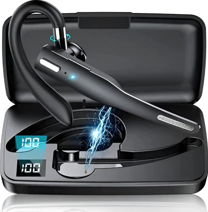 Bluetooth 5.1 Trucker Headset with Dual Mic Noise Cancelling