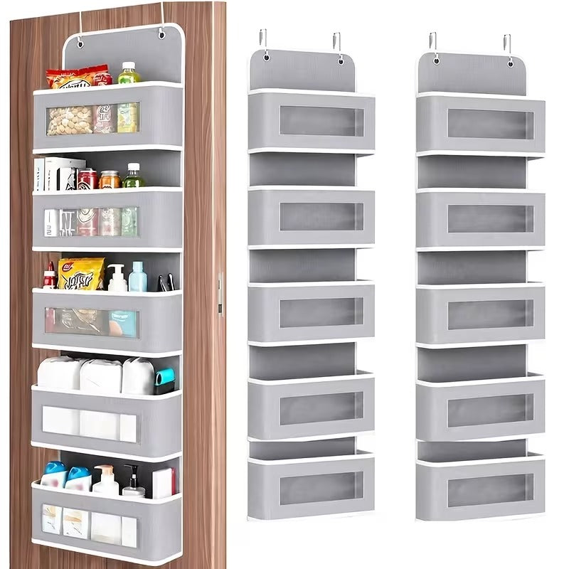 Five-Tier Hanging Storage Organizer for Bedroom, Bathroom and Pantry