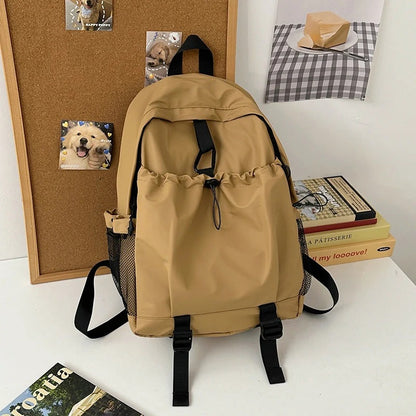Water Resistant Everyday Backpack with Padded Straps and Mesh Side Pockets