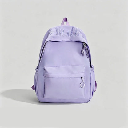 Adjustable Strap Backpack with Water Resistant Fabric and Multiple Storage Pockets