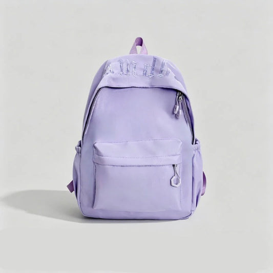 Adjustable Strap Backpack with Water Resistant Fabric and Multiple Storage Pockets