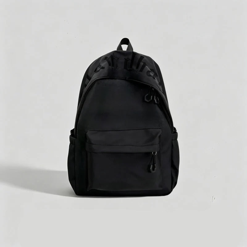 Adjustable Strap Backpack with Water Resistant Fabric and Multiple Storage Pockets
