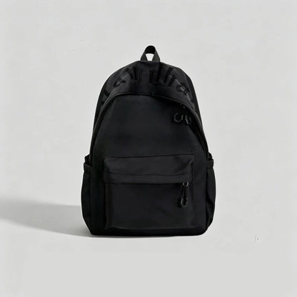 Adjustable Strap Backpack with Water Resistant Fabric and Multiple Storage Pockets