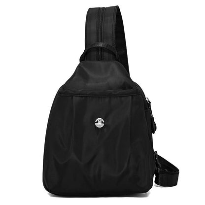 Adjustable Sling Backpack with Multiple Storage Compartments for Crossbody Wear