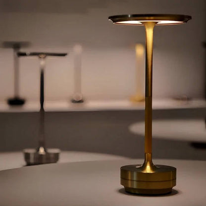 Rechargeable Touch Table Lamp with Three Color Temperatures and Stepless Dimming
