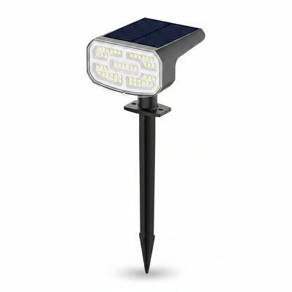 Solar Spotlight with Dual Brightness Modes and Auto Sensor, 4 Pack