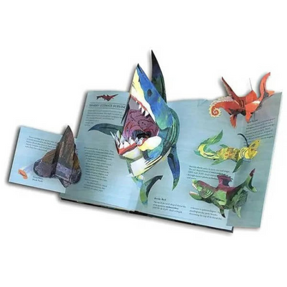 Dinosaur Pop Up Book with 3D Interactive Scenes for Kids