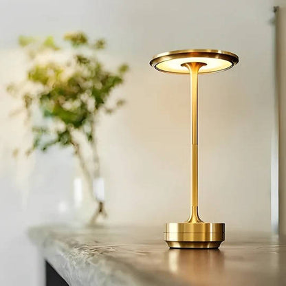 Rechargeable Touch Table Lamp with Three Color Temperatures and Stepless Dimming