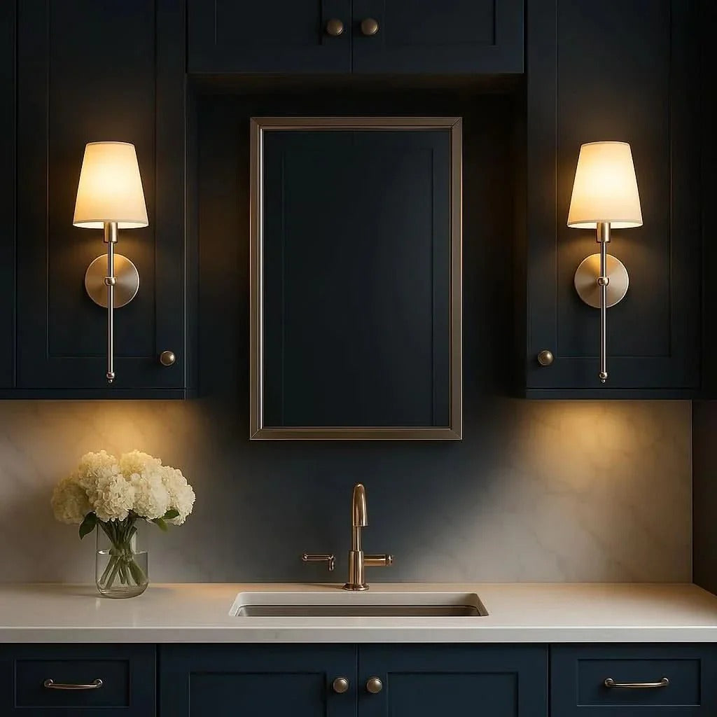 Battery Operated Wall Sconces with Remote Control and Adjustable Lighting, Set of 2