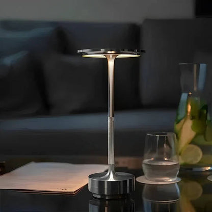 Rechargeable Touch Table Lamp with Three Color Temperatures and Stepless Dimming