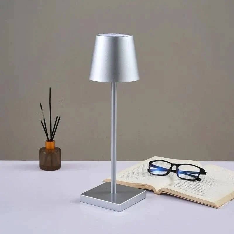 Touch Control LED Table Lamp with Three Color Temperatures and Dimming, Waterproof Design