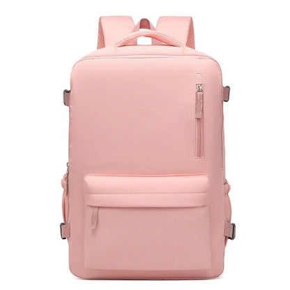 Padded Laptop Backpack Featuring Weather Resistant Fabric and Organized Compartments