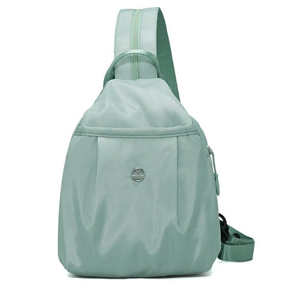 Adjustable Sling Backpack with Multiple Storage Compartments for Crossbody Wear