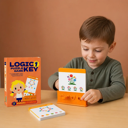 Educational Lock and Key Matching Set for Kids Pattern Recognition Skills