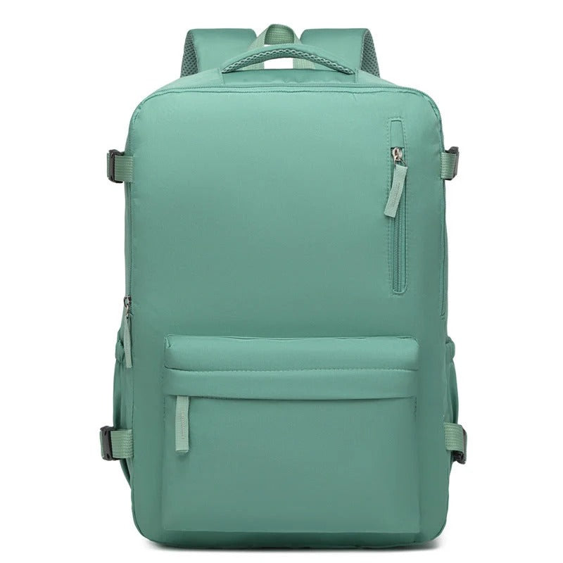 Padded Laptop Backpack Featuring Weather Resistant Fabric and Organized Compartments