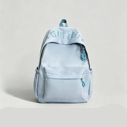 Adjustable Strap Backpack with Water Resistant Fabric and Multiple Storage Pockets