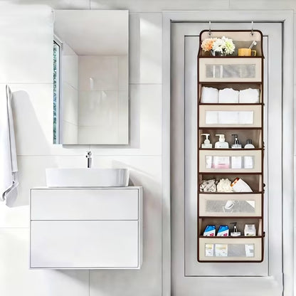 Five-Tier Hanging Storage Organizer for Bedroom, Bathroom and Pantry