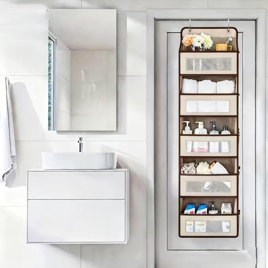 Five-Tier Hanging Storage Organizer for Bedroom, Bathroom and Pantry