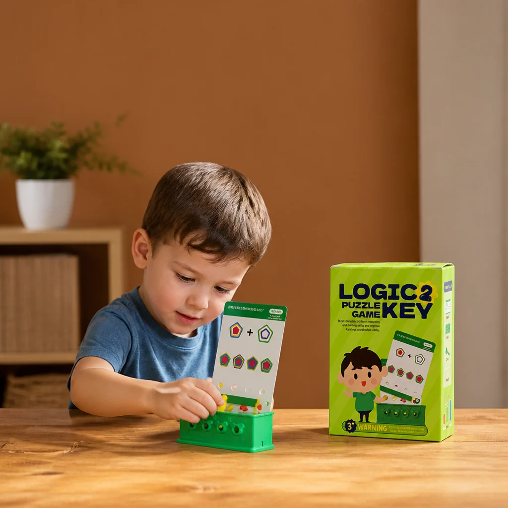 Educational Lock and Key Matching Set for Kids Pattern Recognition Skills