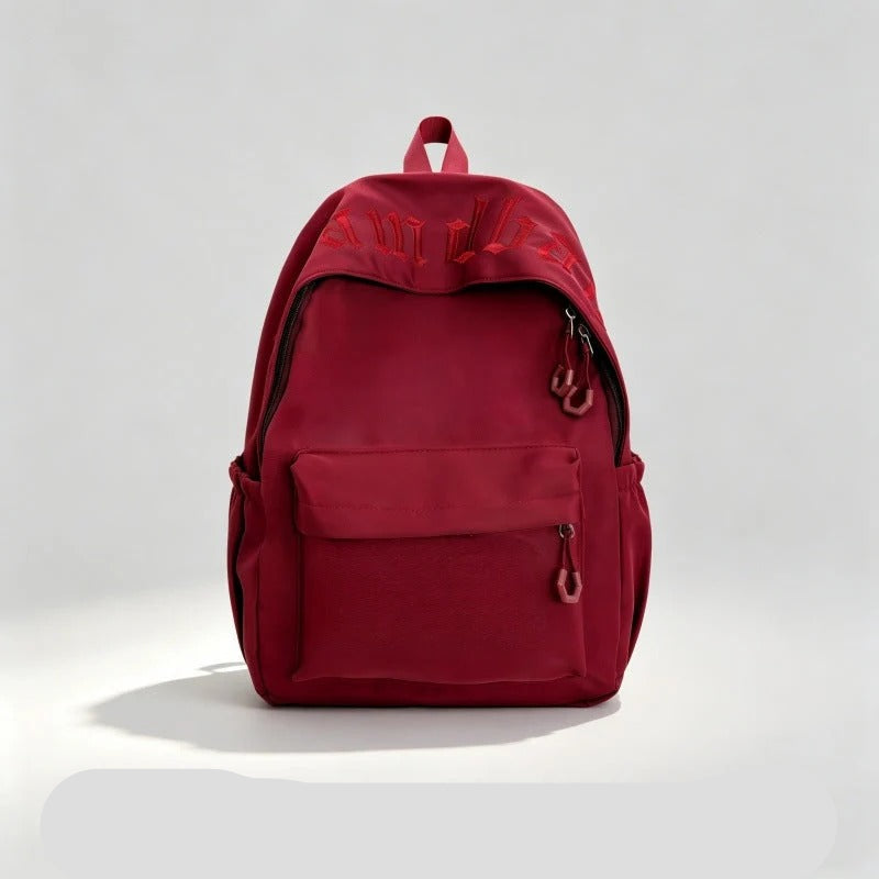 Adjustable Strap Backpack with Water Resistant Fabric and Multiple Storage Pockets