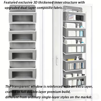 Five-Tier Hanging Storage Organizer for Bedroom, Bathroom and Pantry