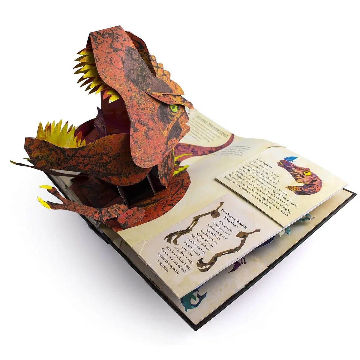 Dinosaur Pop Up Book with 3D Interactive Scenes for Kids