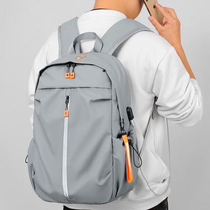 Commuter Laptop Backpack with Breathable Back Panel and Water Resistant Fabric