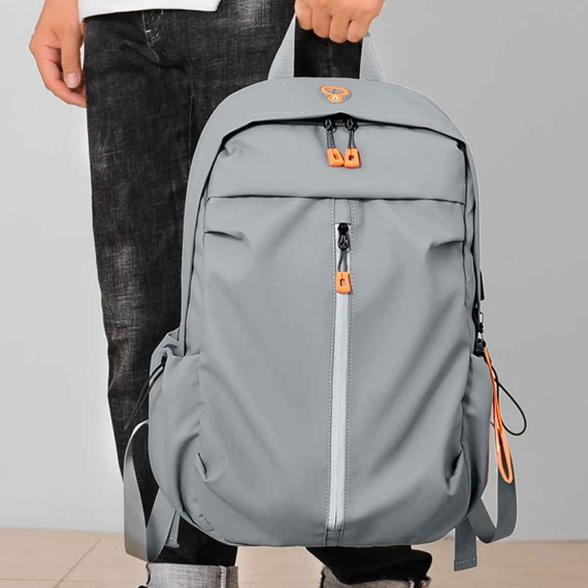 Commuter Laptop Backpack with Breathable Back Panel and Water Resistant Fabric