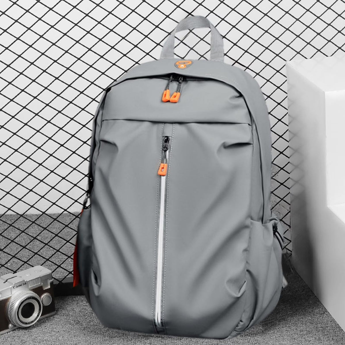 Commuter Laptop Backpack with Breathable Back Panel and Water Resistant Fabric