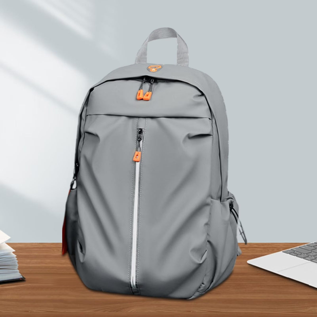 Commuter Laptop Backpack with Breathable Back Panel and Water Resistant Fabric
