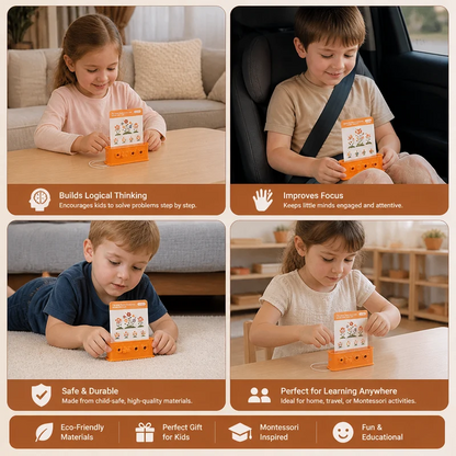 Educational Lock and Key Matching Set for Kids Pattern Recognition Skills